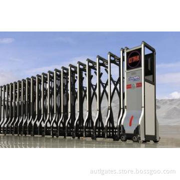 Metal Aluminium Automatic Folding Gate of Wireless Remote C
